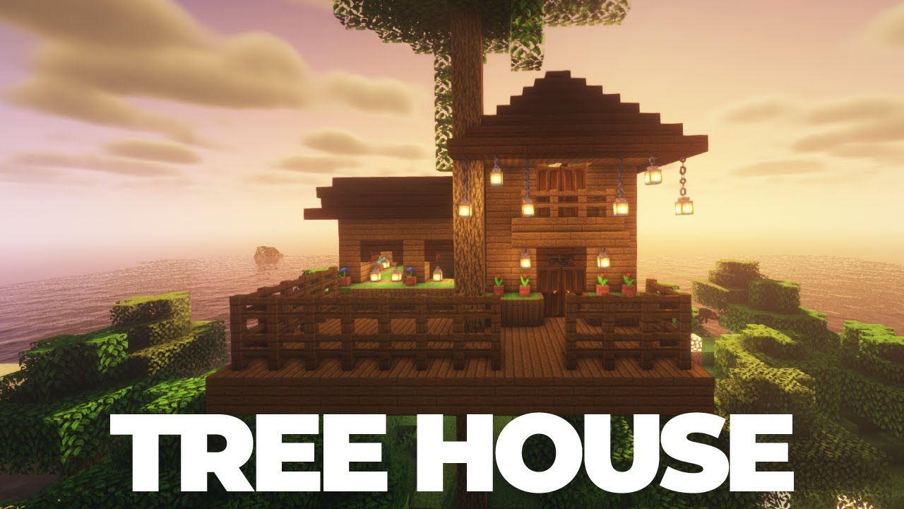 🌲 TREE 🏠 HOUSE DESIGN IN MINECRAFT - YouTube