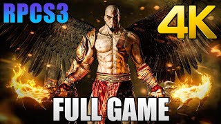 God Of War 3 Hd   Game Walkthrough  4k 60fps Uhd  No Commentary rpcs3 Emulator