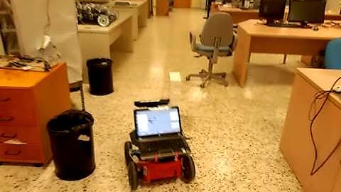 Pioneer 3 AT navigation using ROS + Laser + Kinect