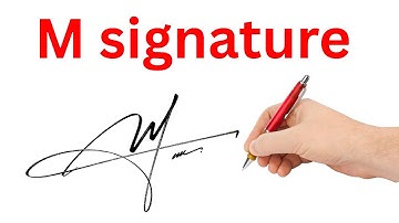 Signature style of my name | M signature style | M name signature style