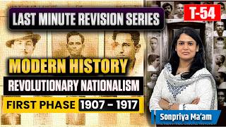 First Phase Of Revolutionary Nationalism 1907  1917  Modern Indian History  Upsc Prelims 2026