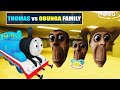 THOMAS TANK ENGINE vs OBUNGA FAMILY in Minecraft 360°