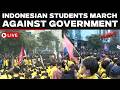 Indonesia Protest Live: Students Flood Streets in Protest Against Government Policies | Oil Prices