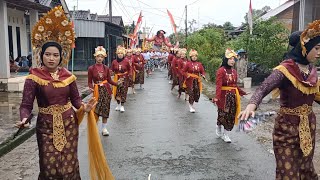 Pawai seni dan budaya dusun kajang/taman HUT RI ke 80 