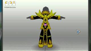 Gear Design Lost Saga Golden Archanist Robe Male