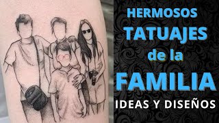 ¿Amor a la familia? Ideas de Tatuajes de la familia / Golden Tattoo / #Tattoo