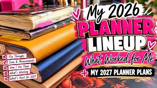 My 2026 Planner Lineup | What Worked for Me + My 2027 Planner Plans