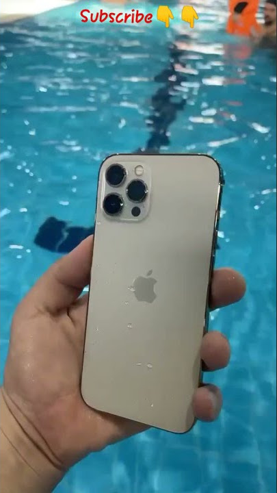 iphone 12 pro 🤩 waterproof test