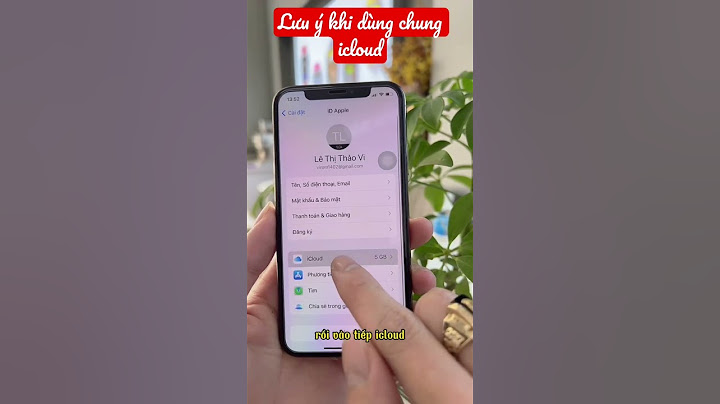 Lưu ý khi dùng chung iCloud #tpmobile #meọhay