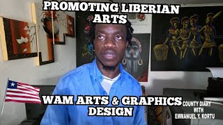 HE CAME FROM AMERICA TO PROMOTE LIBERIAN ARTS BY EMPOWERING TALENTED ARTISTS