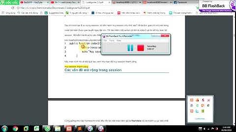 Bài 5: Load Library Session Trong Codeigniter(tt)