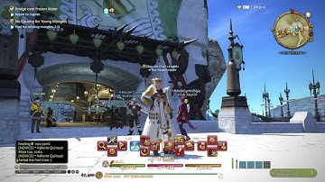 FF14 ARR HS WHITE MAGE lvl 47 dungen