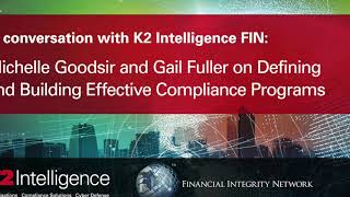 Defining and Building Effective Compliance Programs -The Biggest Issues in Compliance Today