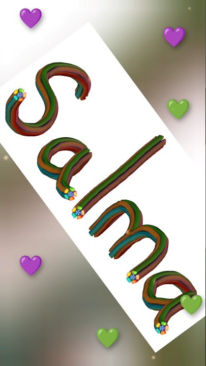 beautiful name art 🎨 salma name status 💔 #shorts #salma