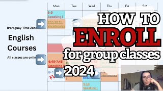 How to Enroll in Group Classes/Courses 2024