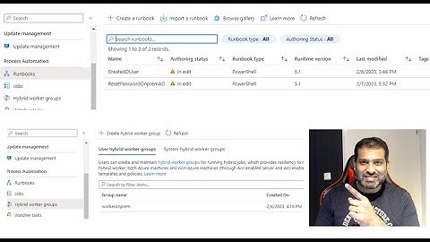 Making use of Azure Automation Hybrid Runbook Worker for On-premise Automation Tasks