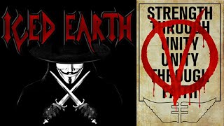 "V" by ICED EARTH - V for Vendetta (Music Video)
