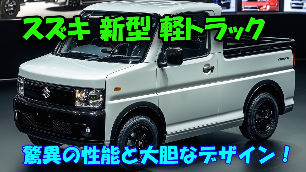 2025年 スズキ 新型 軽トラックがついに登場、驚異の性能と大胆な