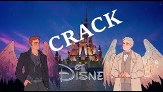 Азирафель и Кроули - Благие знамения Disney CRACK