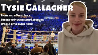 Tysie Gallagher talks British & Commonwealth Super-Bantamweight title fight against Stevi Levy