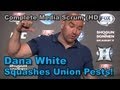 Dana white media scrum union pests crooked politicians shogun retiring  machida vs diaz