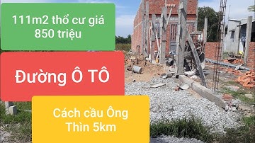 Lô đất thổ 111m2 giá 850 triệu l Đường ô tô l Mỹ Lộc-Cần Giuộc l 0899489216