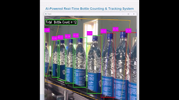 🥤Water Bottle Counting System | Real-Time Object Detection & Counting Using AI | YOLOv11 + Python