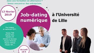 Récap Du Jobdating Du Numérique À Luniv. De Lille