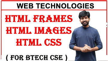 html frames, html images , html css, internal css inline css, external css in web technologies