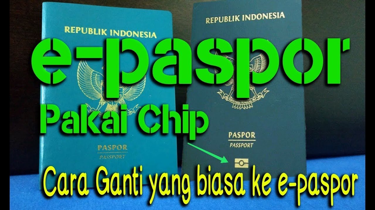 Cara Ganti Paspor Biasa Ke E-Paspor, Ini Beda Paspor Biasa Dan E