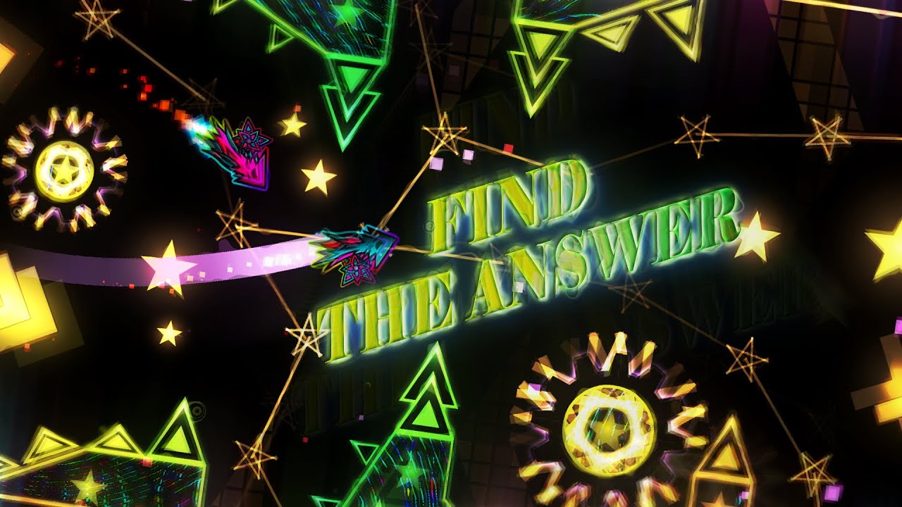 FIND THE ANSWER 100% by Qalli // Geometry Dash - YouTube