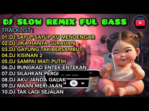 DJ SLOW REMIX FULL BASS 2024 🎧 DJ SAYUP SAYUP KU MENDENGAR | DJ JIKA HANYA GURAUAN | FULL ALBUM 🎵