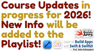 Course Updates in Progress for 2026!