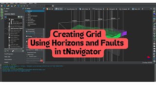 Creating Grid Using Horizons and Faults in tNavigator