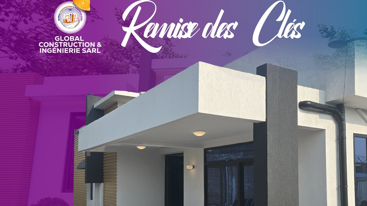 GCI: REMISE DES CLÉS 🔑  D'UNE MAGNIFIQUE MAISON 🏠 PLAIN PIED DE 3 CH. A NSELE/DAIPIN 