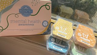 Scentsy Mental Health Awareness wax collection - first impressions cold sniffs
