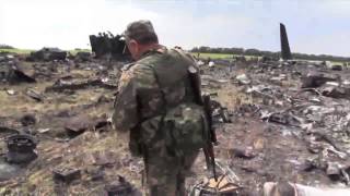 Место падения ИЛ-76 около аэропорта Луганск - IL 76 Crash Lugansk