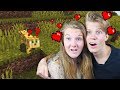 Gelijk verliefd geworden in Minecraft...