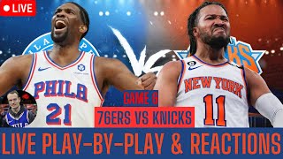 Philadelphia 76ers vs. New York Knicks ROUND 1 GAME 6 LIVE PLAY-BY-PLAY (05-02-24) #knicks #76ers