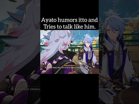 Ayato Tries To Talk Like Itto Ayato Itto Genshinimpact Genshin Hoyoverse Genshinmemes Shorts 