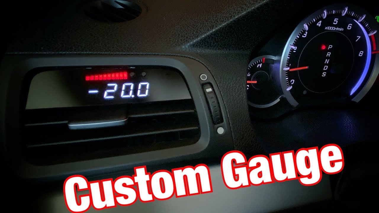 P3 Gauges, Acura TSX Wagon YouTube