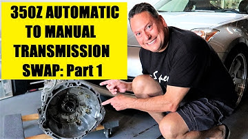 350z/G35 Automatic to Manual swap: Part 1- Removing your Automatic transmission #Nissan350z #Zociety