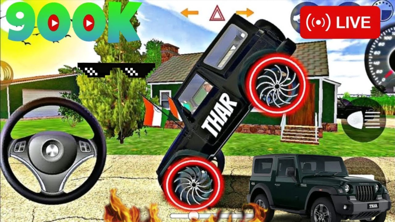 indian Modified THAR Game Live | Off-Road King Ya Accident Machine? 😂2026#shortsfeed