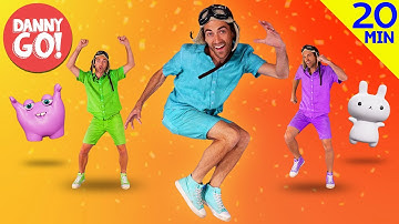 Wiggle, Bounce, and Shake! 💥 | Dance Compilation | Danny Go! Songs for Kids