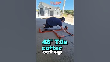Experience the precision and efficiency of TILER tile cutter T2 48 inch