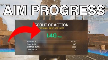 Aim Training Progress On Apex Legends Season 13 - Scout Of Action 140 Score