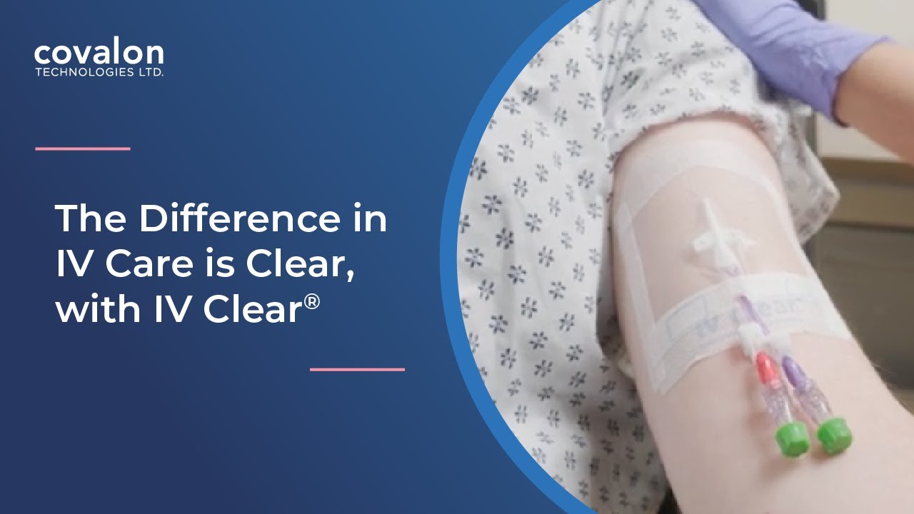 IV Clear, Clear Silicone Adhesive IV Dressing