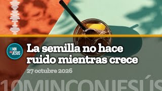 Evangelio del día, 27-10-26. "La semilla no hace ruido mientras crece". 10 minutos con Jesús 