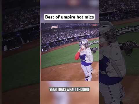 Umpire mics have been hot during the MLB playoffs