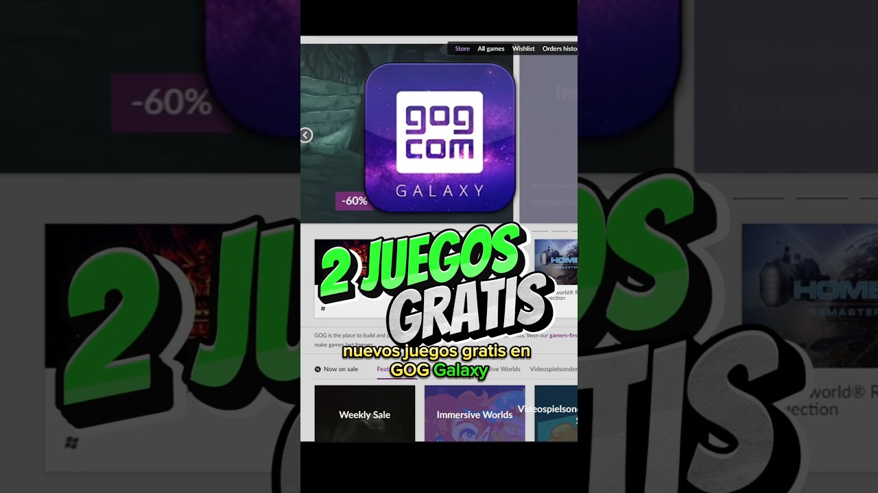 No te pierdas estos 2 Juegos GRATIS en GOG Galaxy #juegosgratisgoggalaxy #GOGGalaxy #elcalisgamer